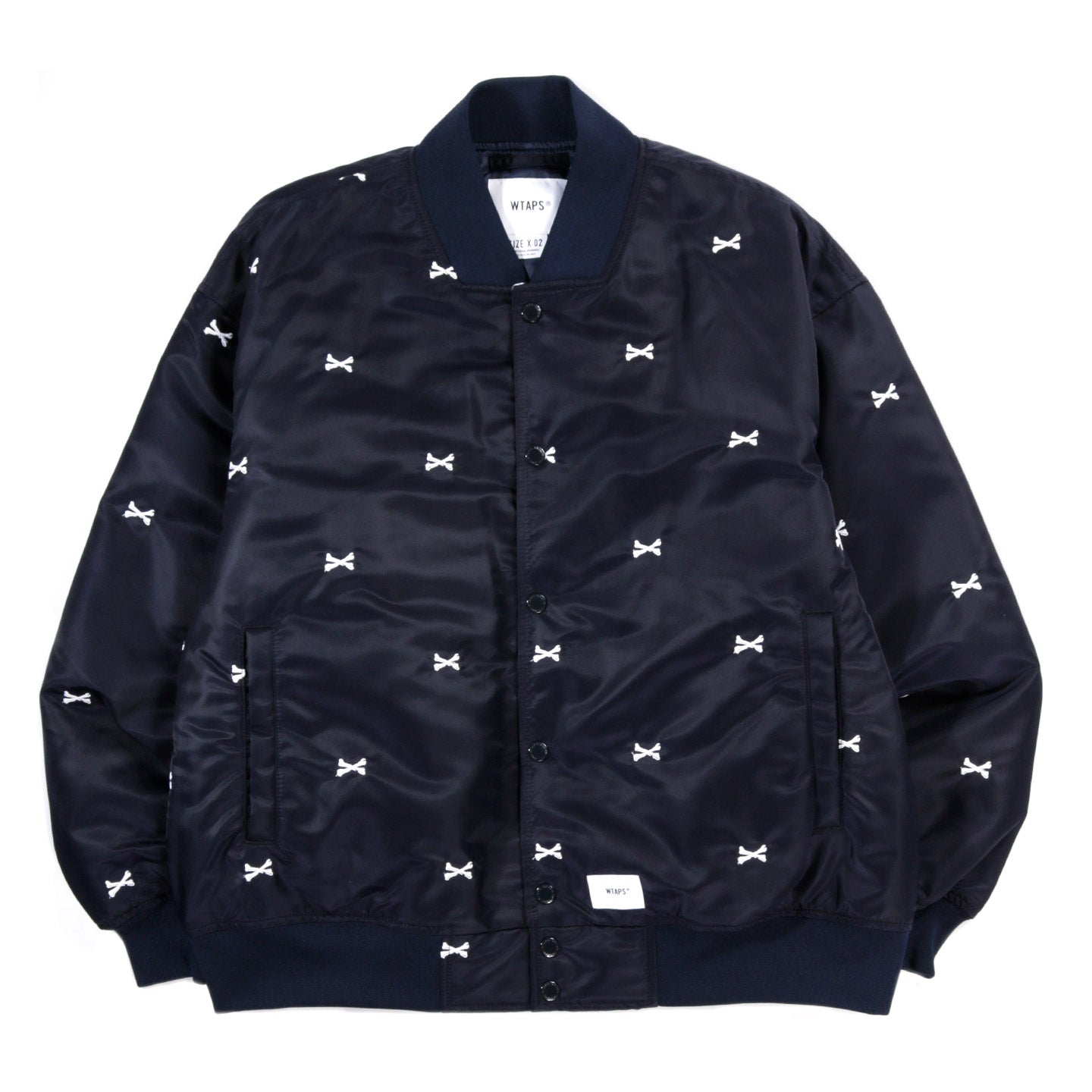 wtaps team jacket S navy 2022 ナイロンジャケット 安いオンライン