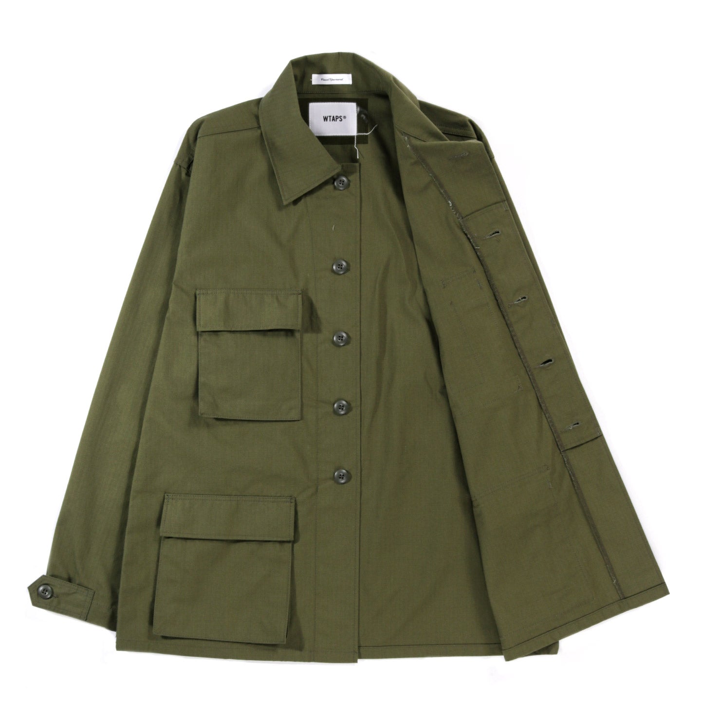 WTAPS JUNGLE LS 01 SHIRT OLIVE DRAB Lサイズメンズ - シャツ