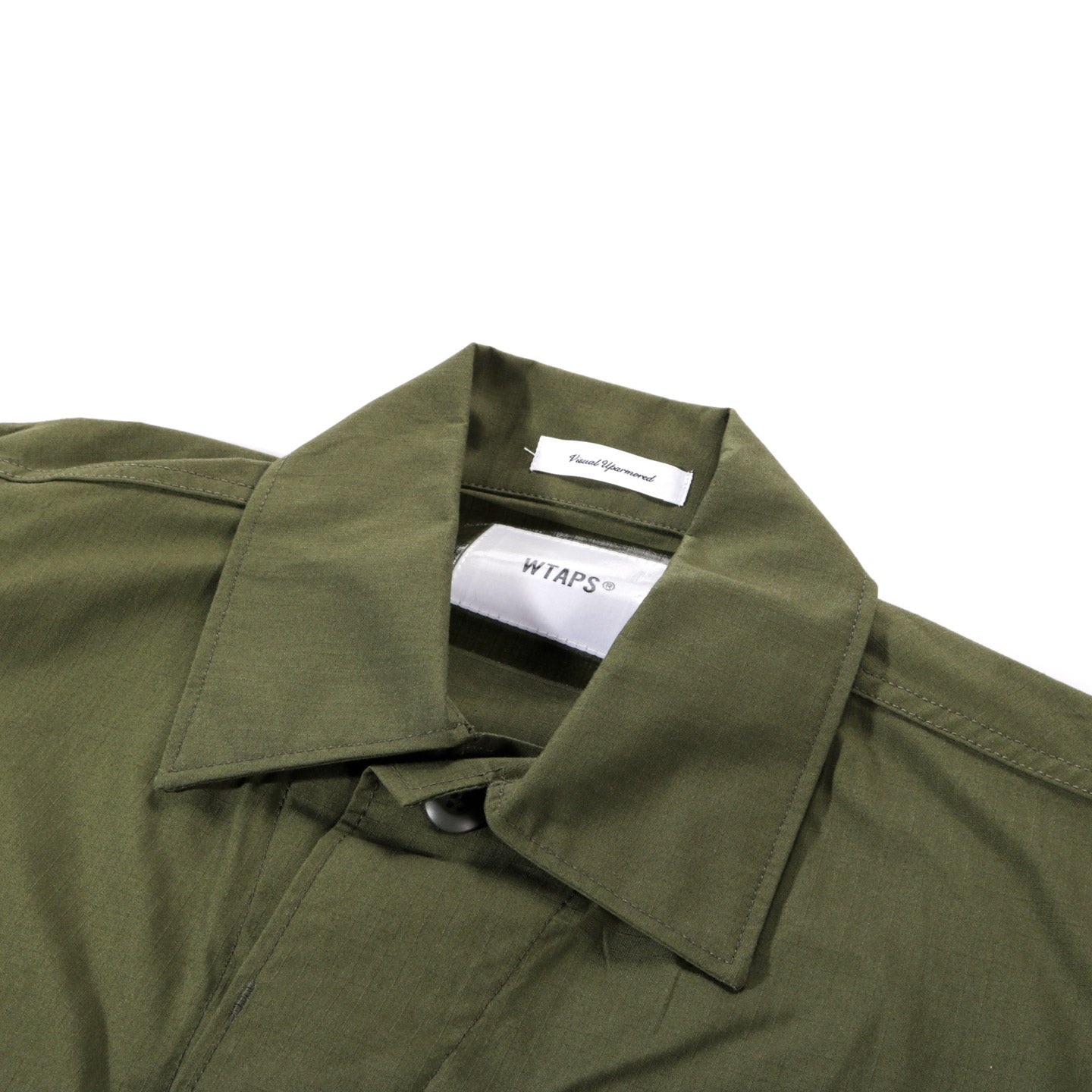 WTAPS MILL LS 01 SHIRT OLIVE DRAB NYCO RIPSTOP