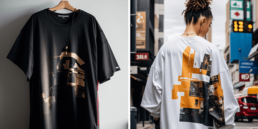 t-shirt oversized streetwear