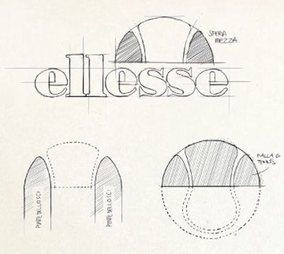 schetsen knoflook Beginner Ellesse : Origins, Logo and History of the Brand - TENSHI™