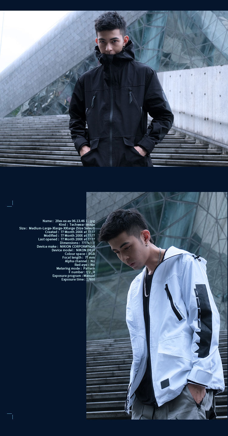 Techwear windbreaker "Hira"