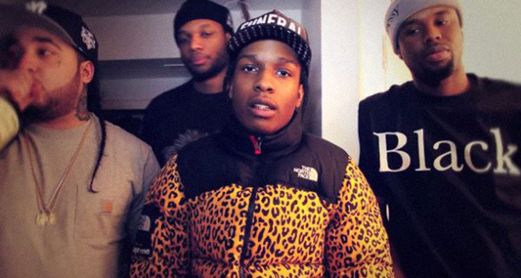 asap rocky en doudoune