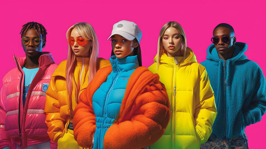 brightly colored streetwear trend