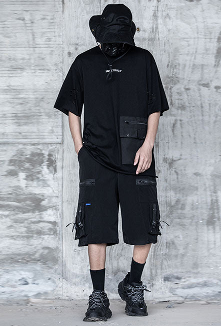Techwear Cargo Shorts "Kagami"