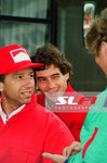 Ayrton Senna & Jo Ramirez - 1991 British Grand Prix