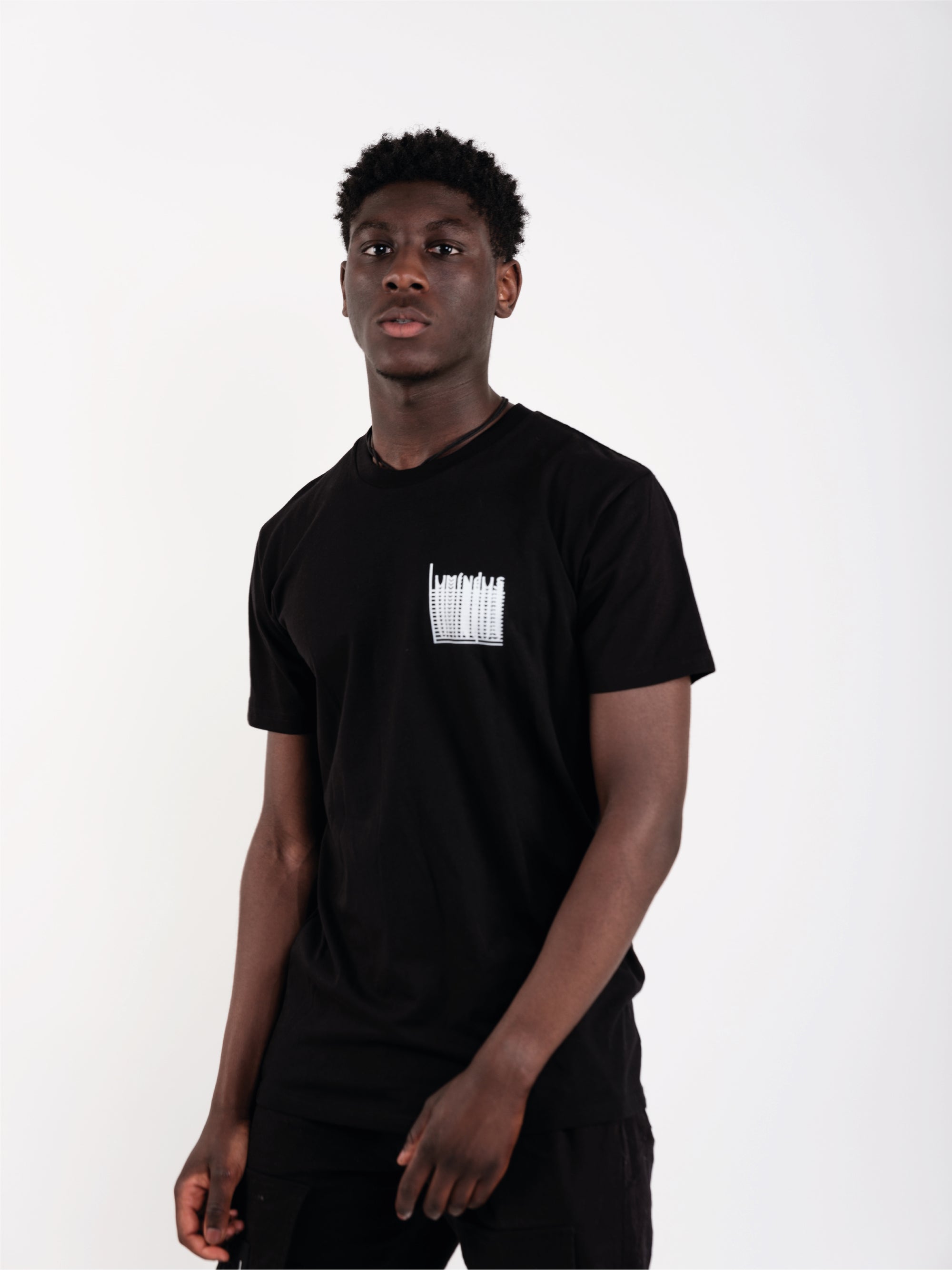 LUMINOUS DRIP T-SHIRT - BLACK