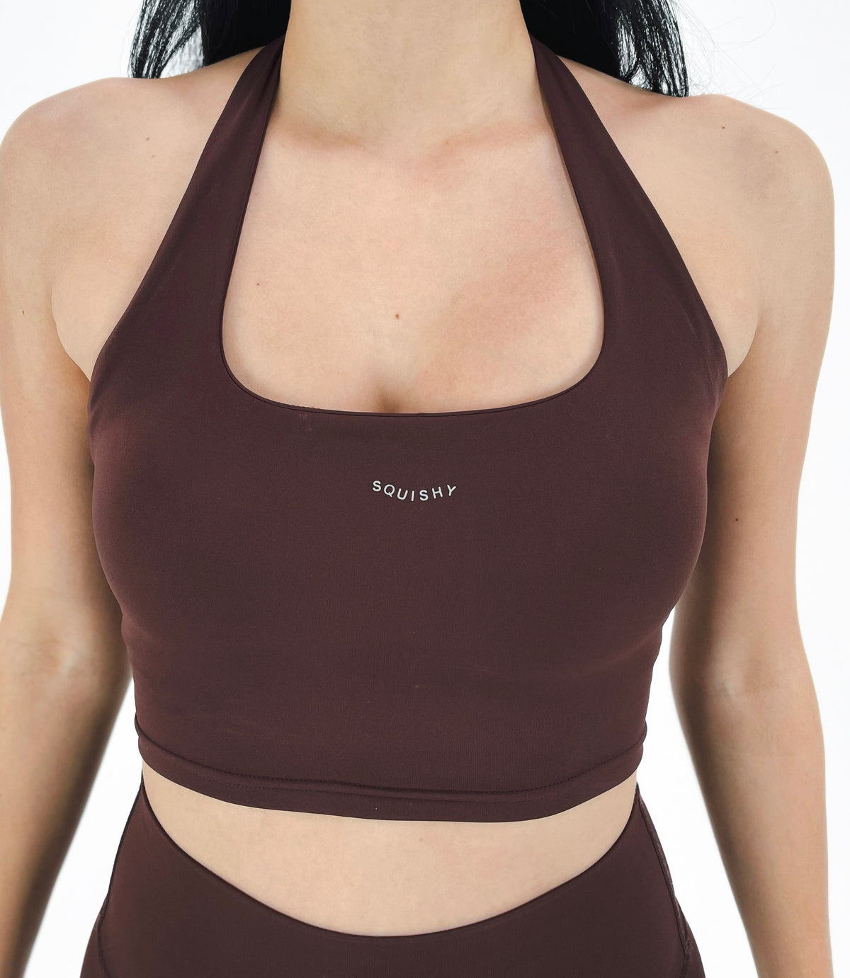 Sage Satin Sports Bra