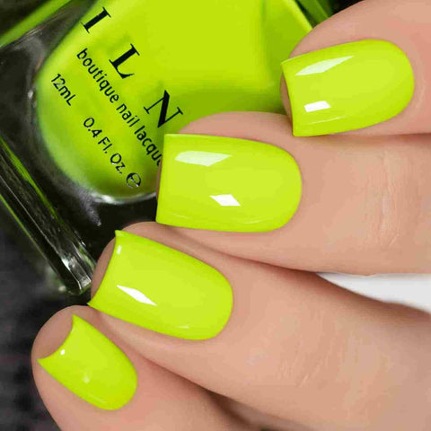 Lime Green Jelly Nail Polish | Electric Washed - UN/DN LAQR