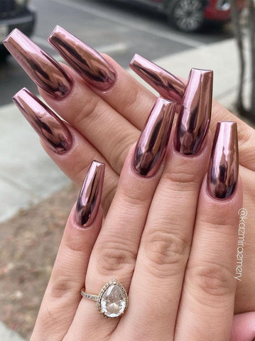 Trendiest Cute Fall Coffin Nails | Fall Color Coffin Nails — Our West Nest