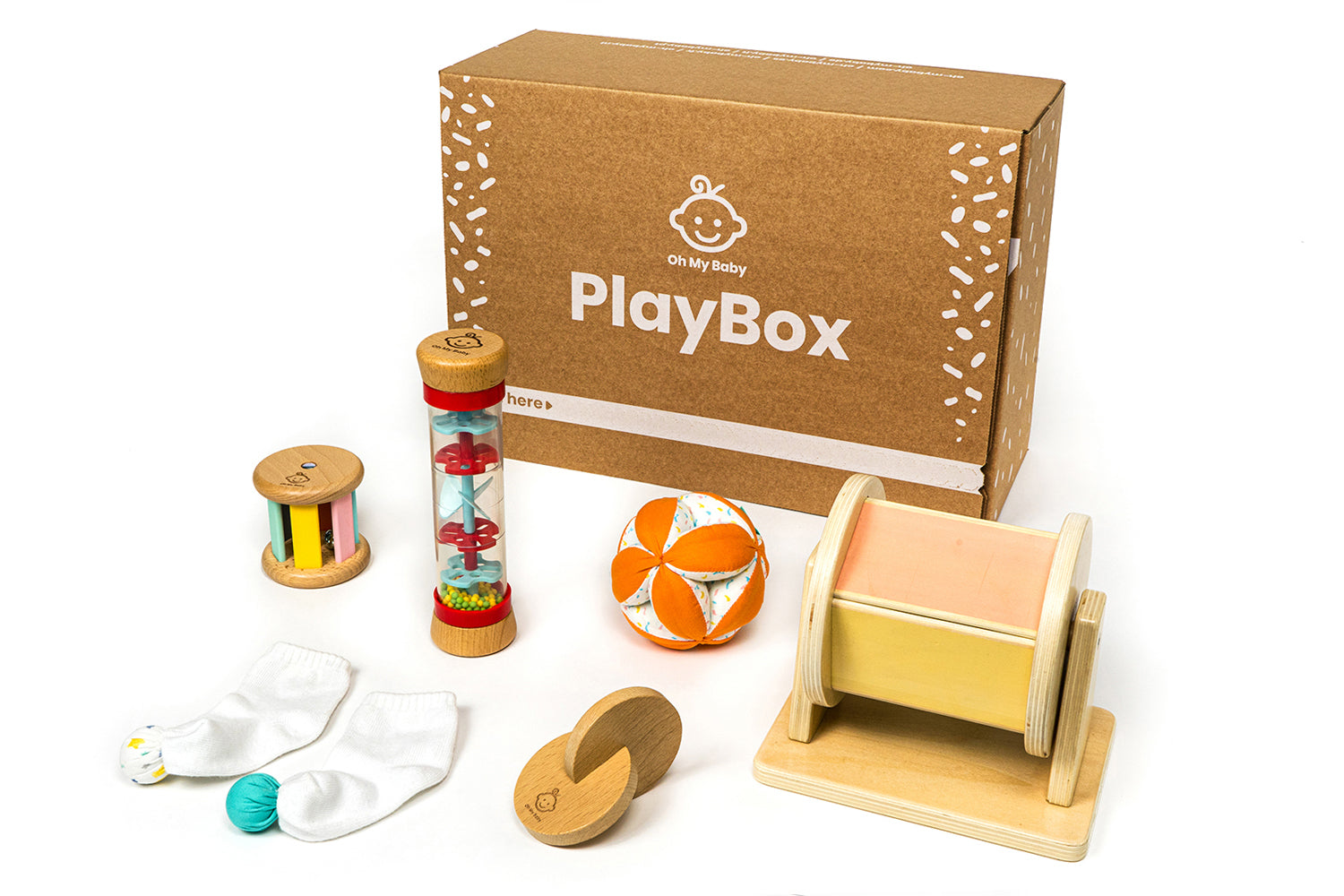 Educatief babyspeelgoed 5 maanden, 6 maanden | Play Box | Oh My – oh-mybaby.nl