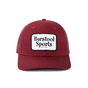 BARSTOOL SPORTS COMMON MAN TRUCKER HAT - MAROON - Jernigan's