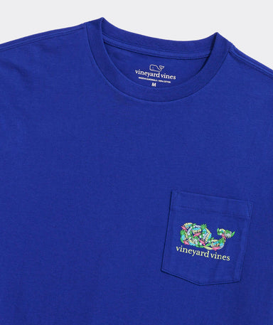 Vineyard Vines Men's Hammock Whale Short Sleeve Pocket Tee