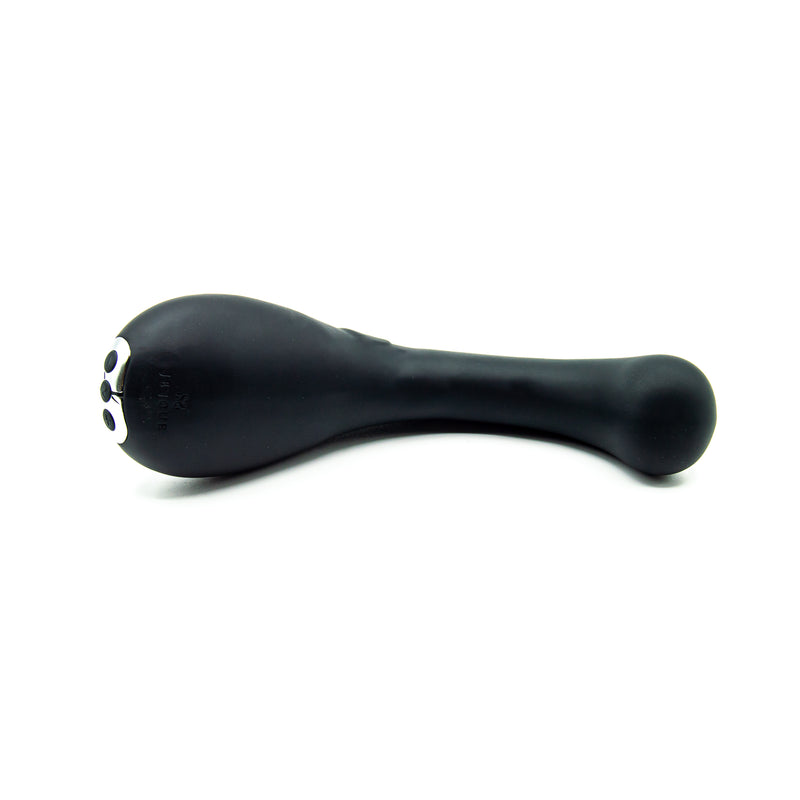 10 5 inch textured vibrating black wand g spot stimulator