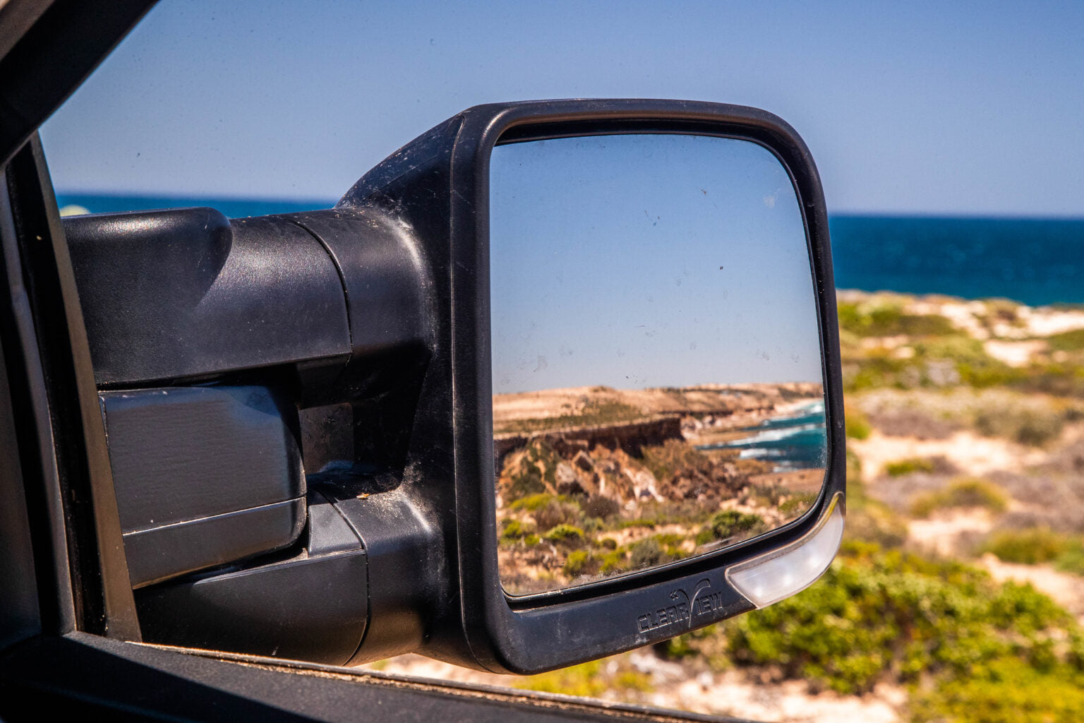 Clearview Next Generation Rear View Mirror Caps - Chrome