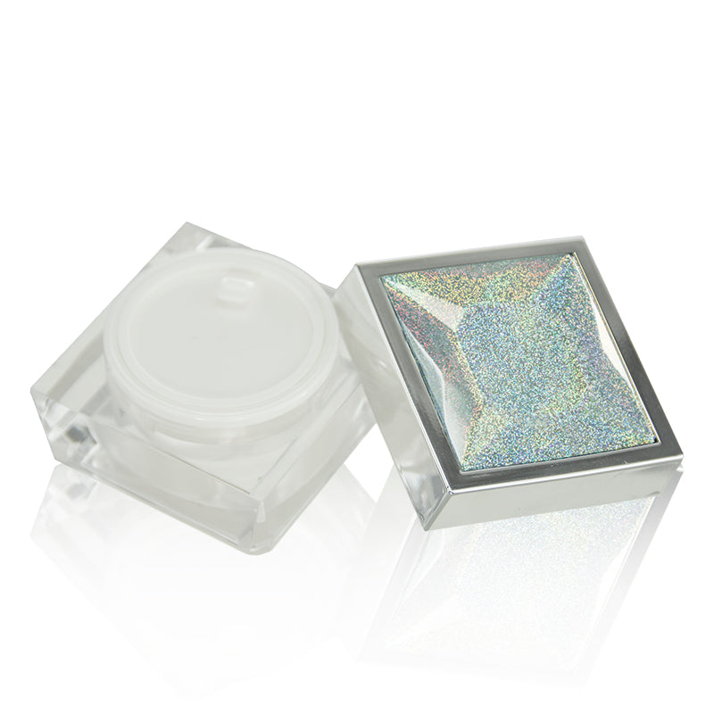Square Jar with Diamond Galaxy Cap 15ml