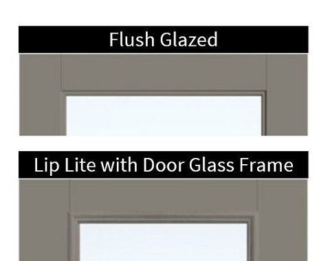 Lip Lite vs. Flush Glazed