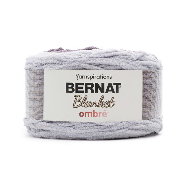 Bernat Blanket Shadow Purple Yarn - 2 Pack of 300g/10.5oz - Polyester - 6 Super Bulky - 220 Yards - Knitting/Crochet