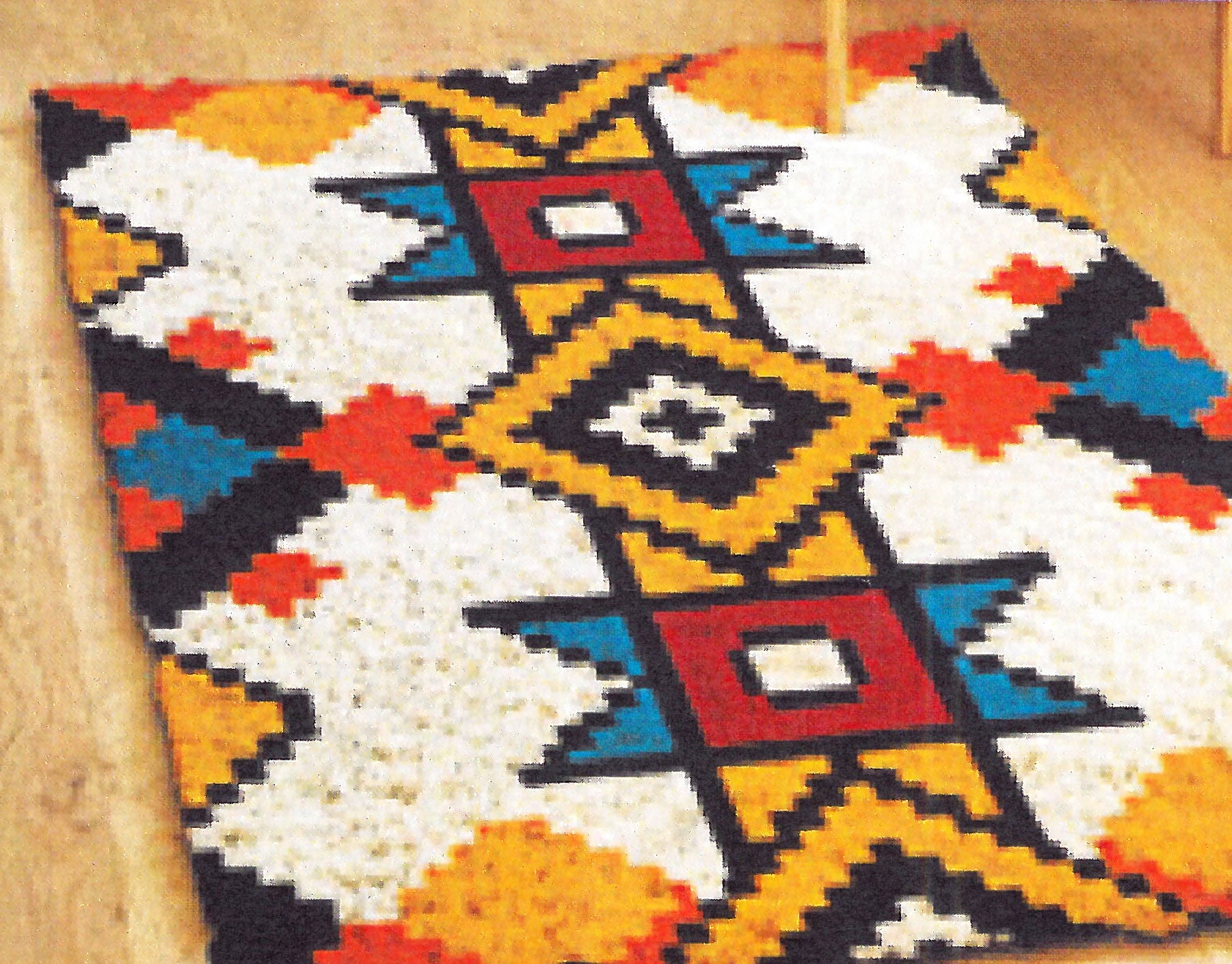 printed canvas latch hook rug kits