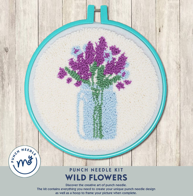 My Punch Needle Kit - Wild Flowers