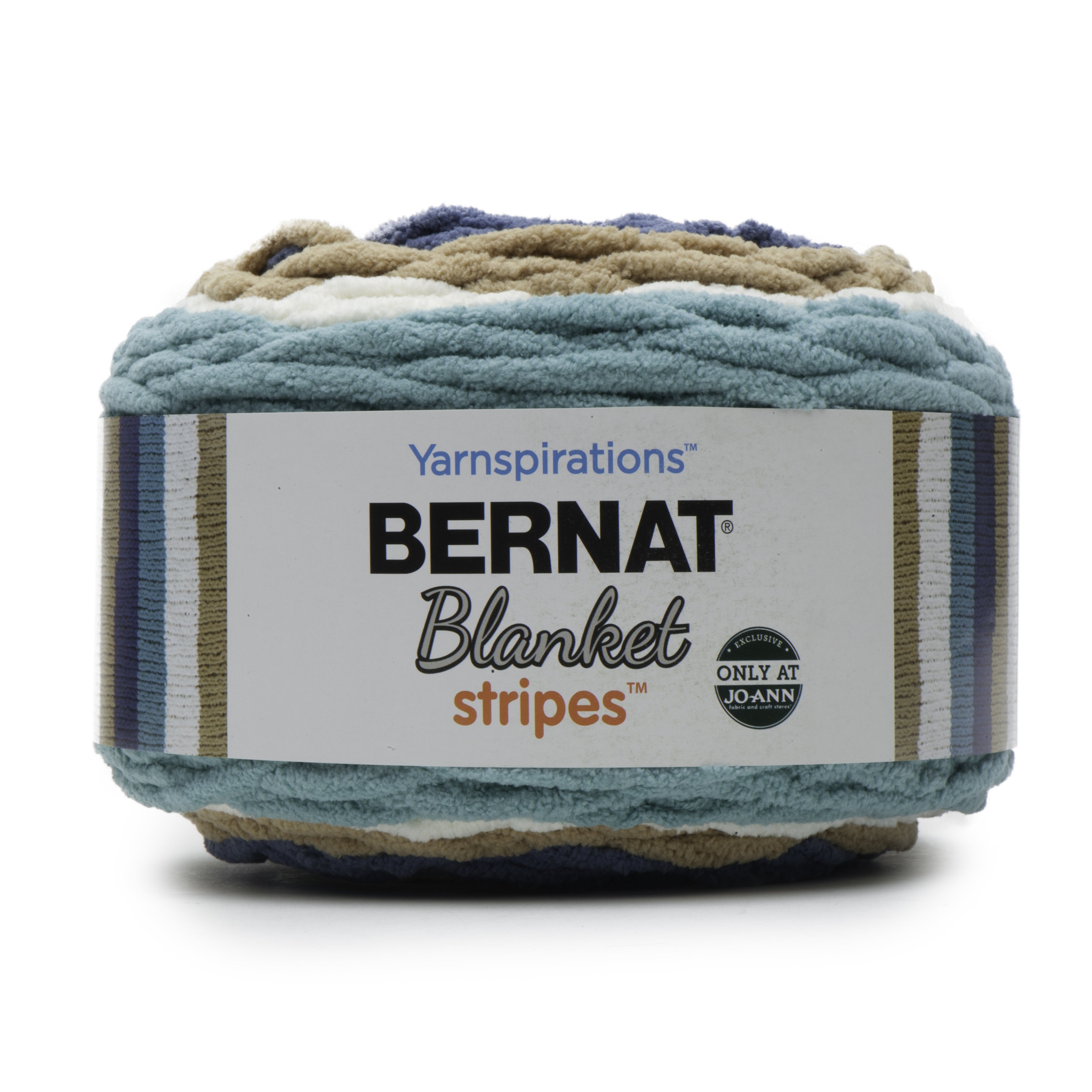 bernat blanket stripes yarn knit patterns