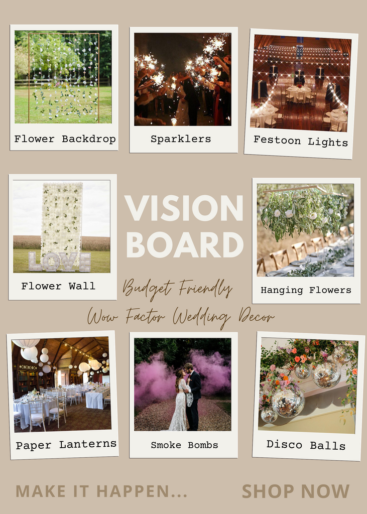 budget friendly wow factor wedding decorations