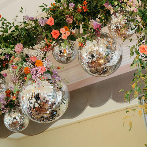 wedding disco balls