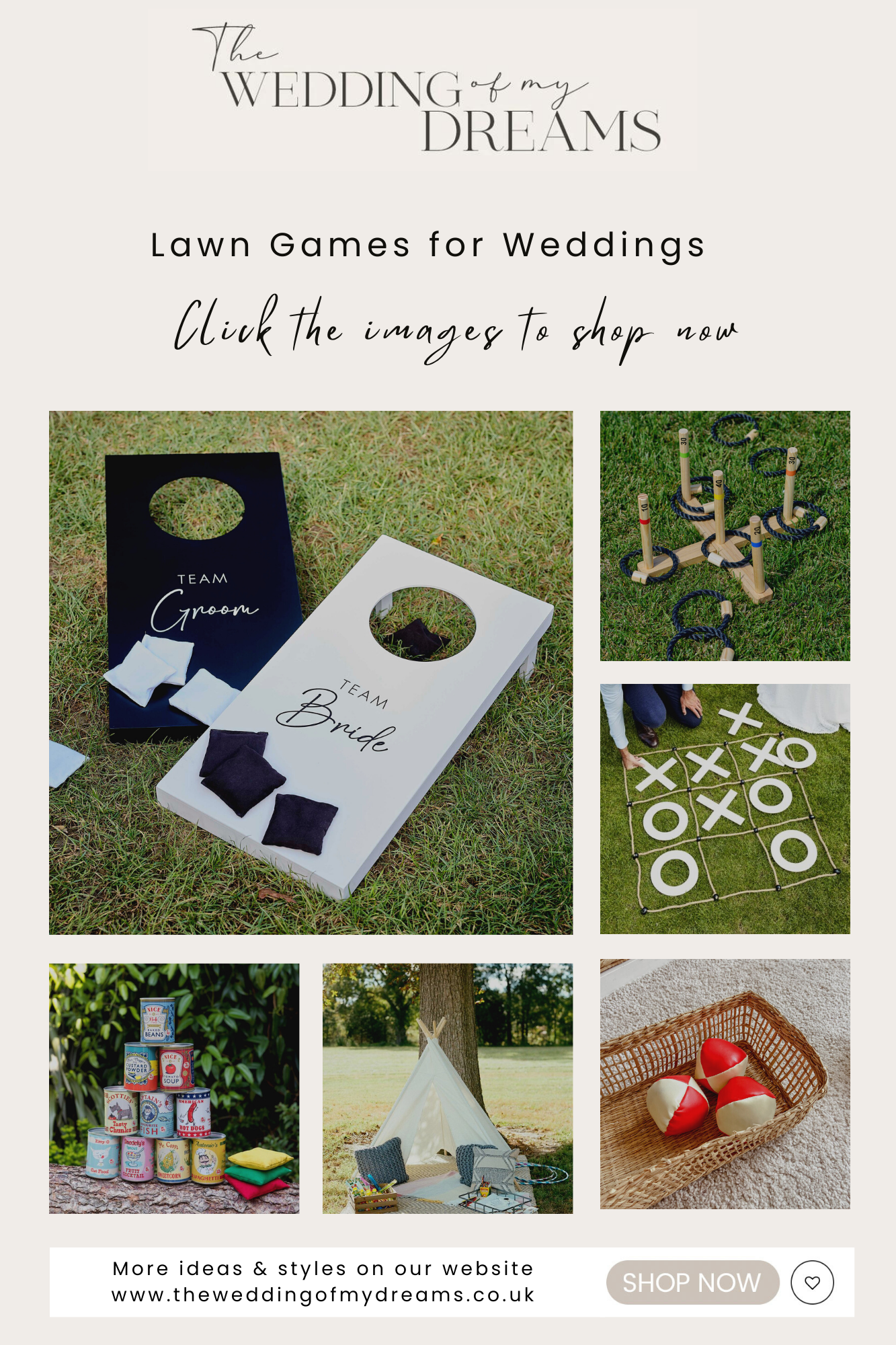 outdoor lawn games for weddings