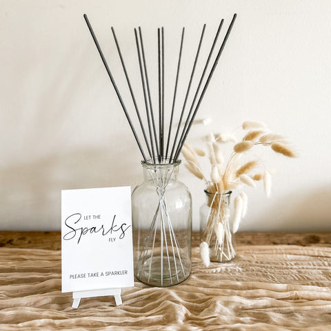 wedding sparkler displays