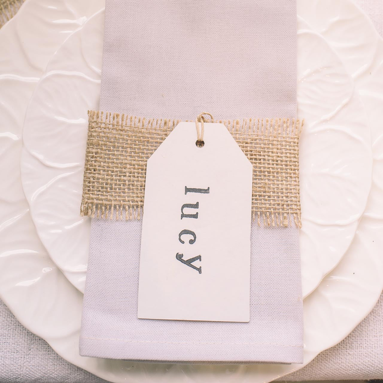 place setting labels