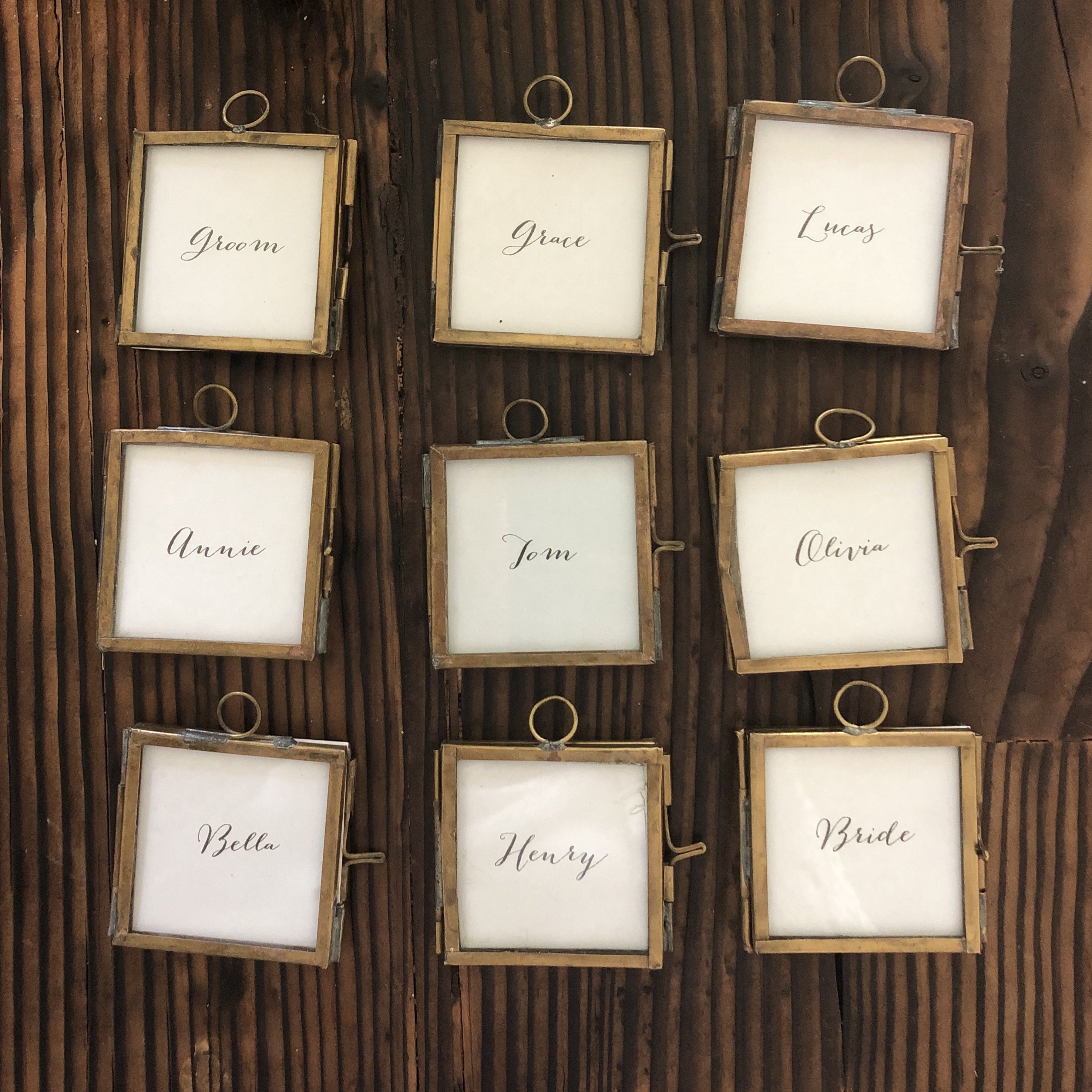 place card frames