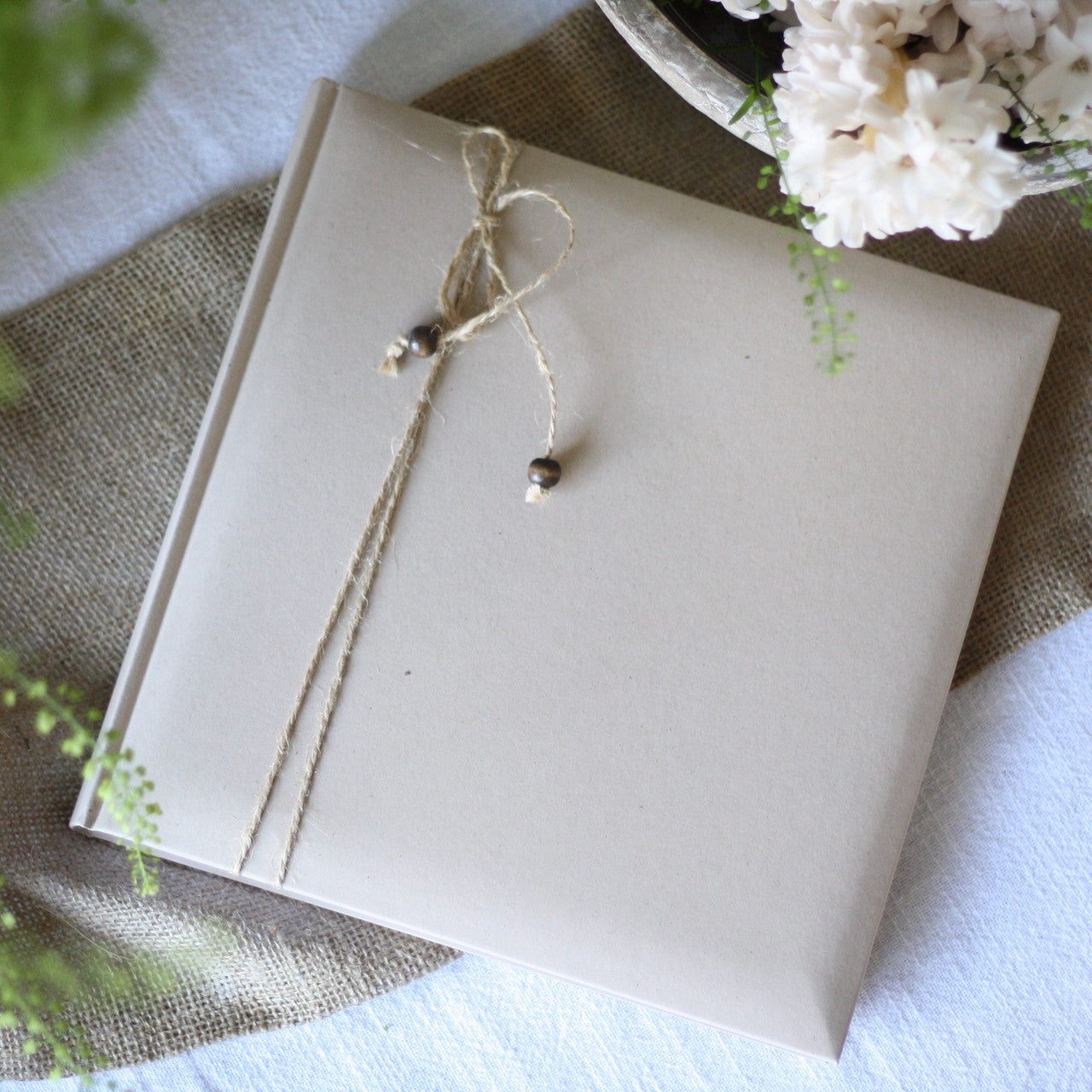 Brown Paper Twine Wedding Guest Book The Wedding Of My Dreams