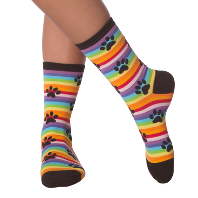 K.Bell Women's Rebel Scribble Crew Sock