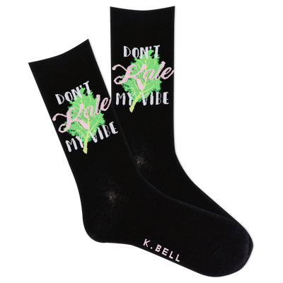 K.Bell Women's Rebel Scribble Crew Sock