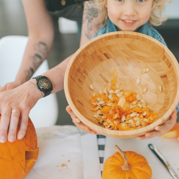 Pumpkin carving waste - use it