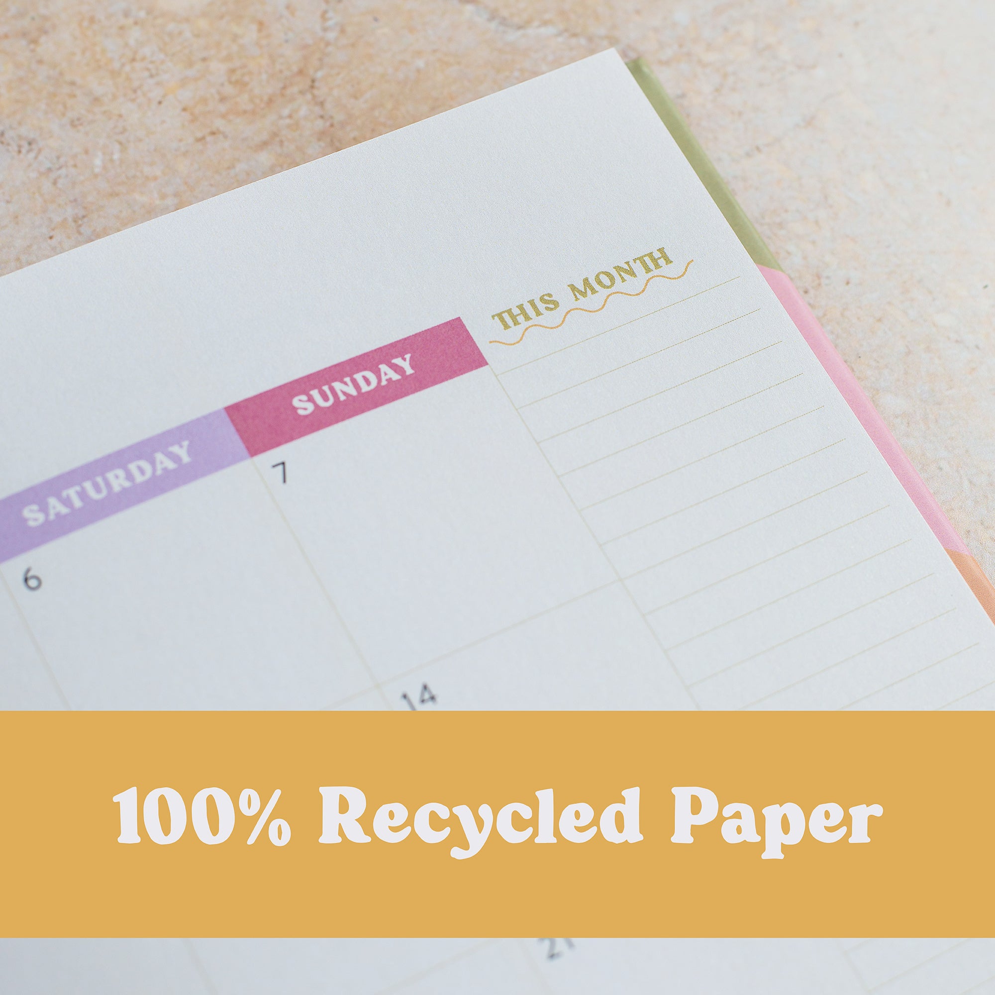 best eco friendly diary 2023. recycled paper diary