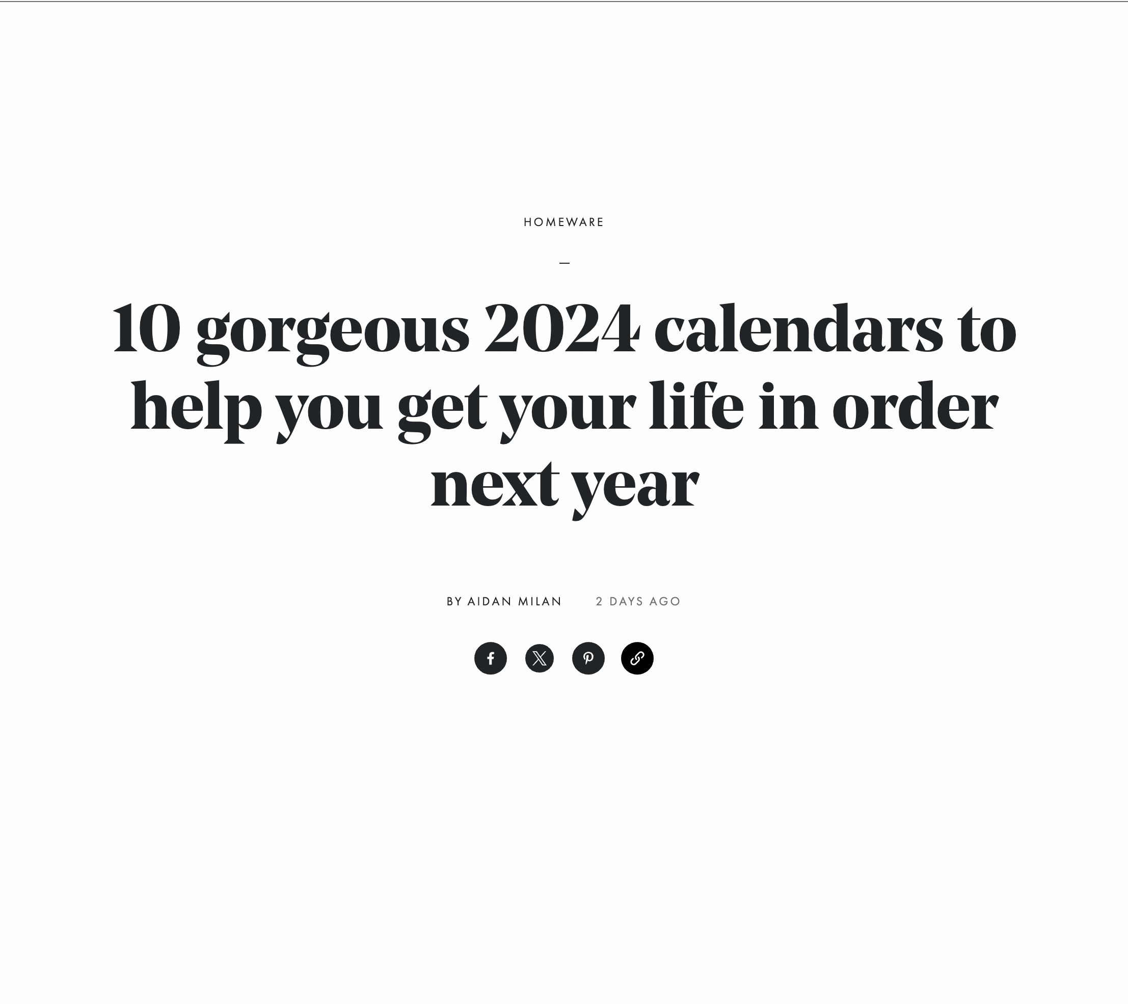 checks and stripes 2024 calendar. Gradient grid 2024 calendar. Featured in the Stylist top 10 2024 calendars.