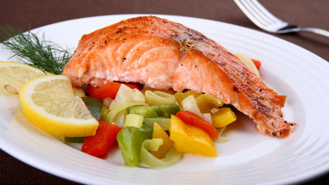 grilled salmon