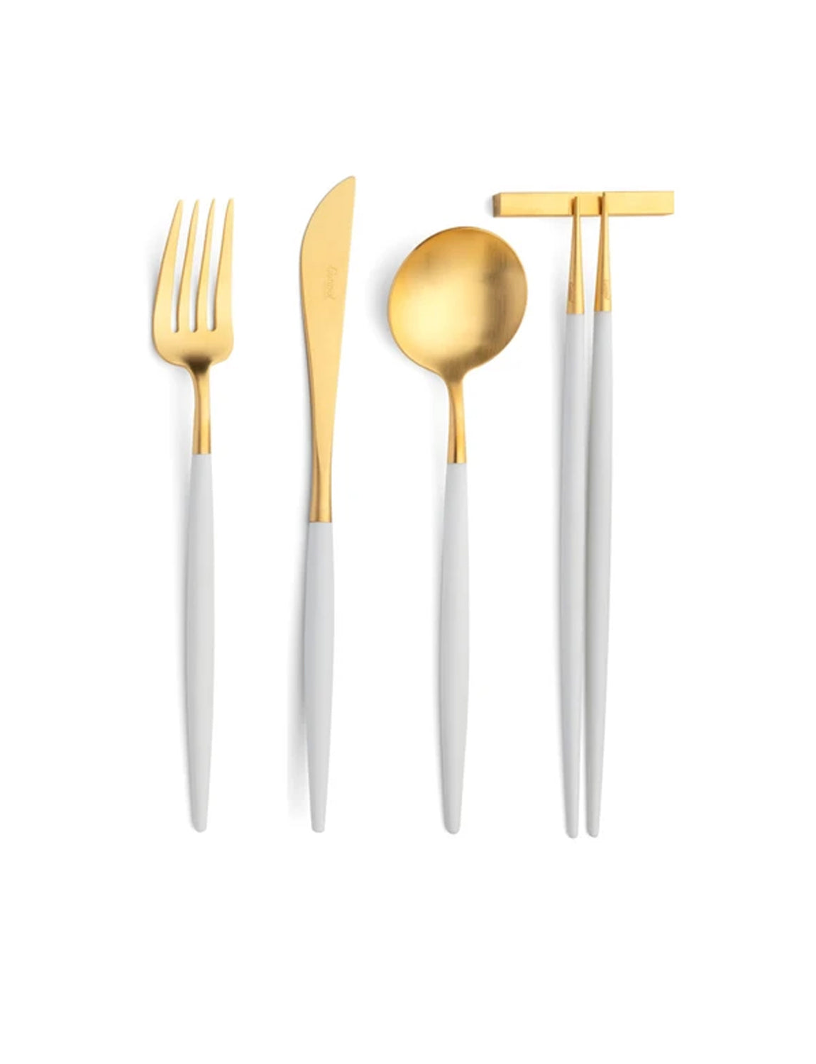 Cutipol Alice White Gold 3 Pieces Set – Bright Kitchen