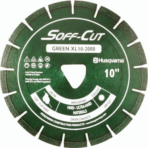 Dry cutting diamond blades