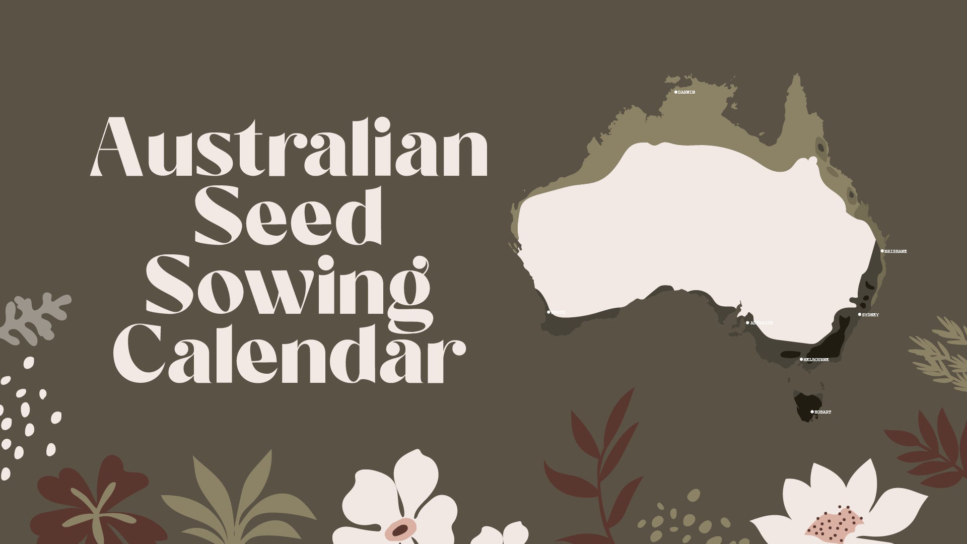 Free seed sowing calendar Australia