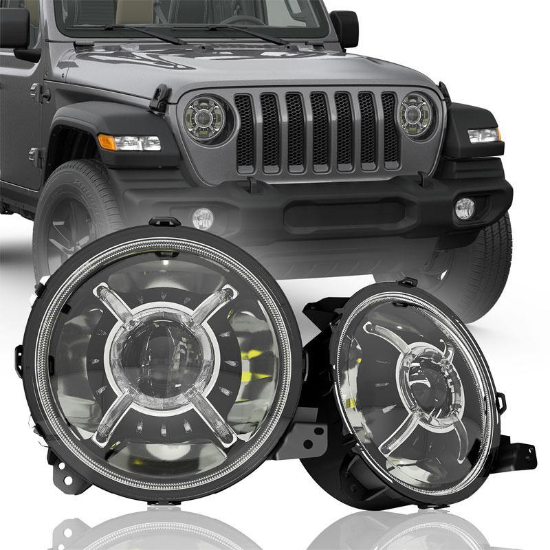 9 inch LED Headlights For 2018-2020 Jeep Wrangler JL – Winunite