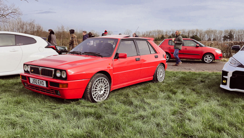 Lancia Delta Integrale at Cars and Coffee Cheshire