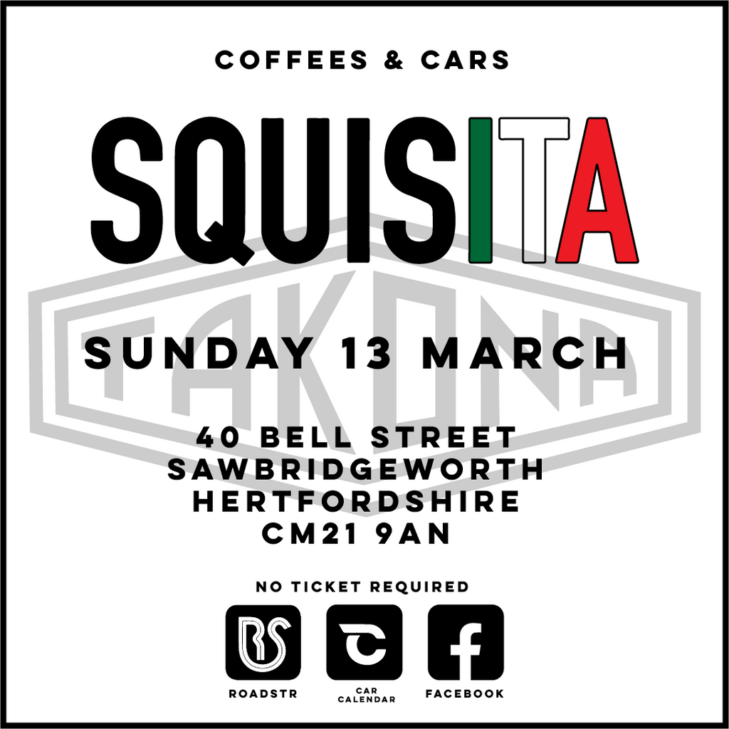 Squisita March Coffees and Cars