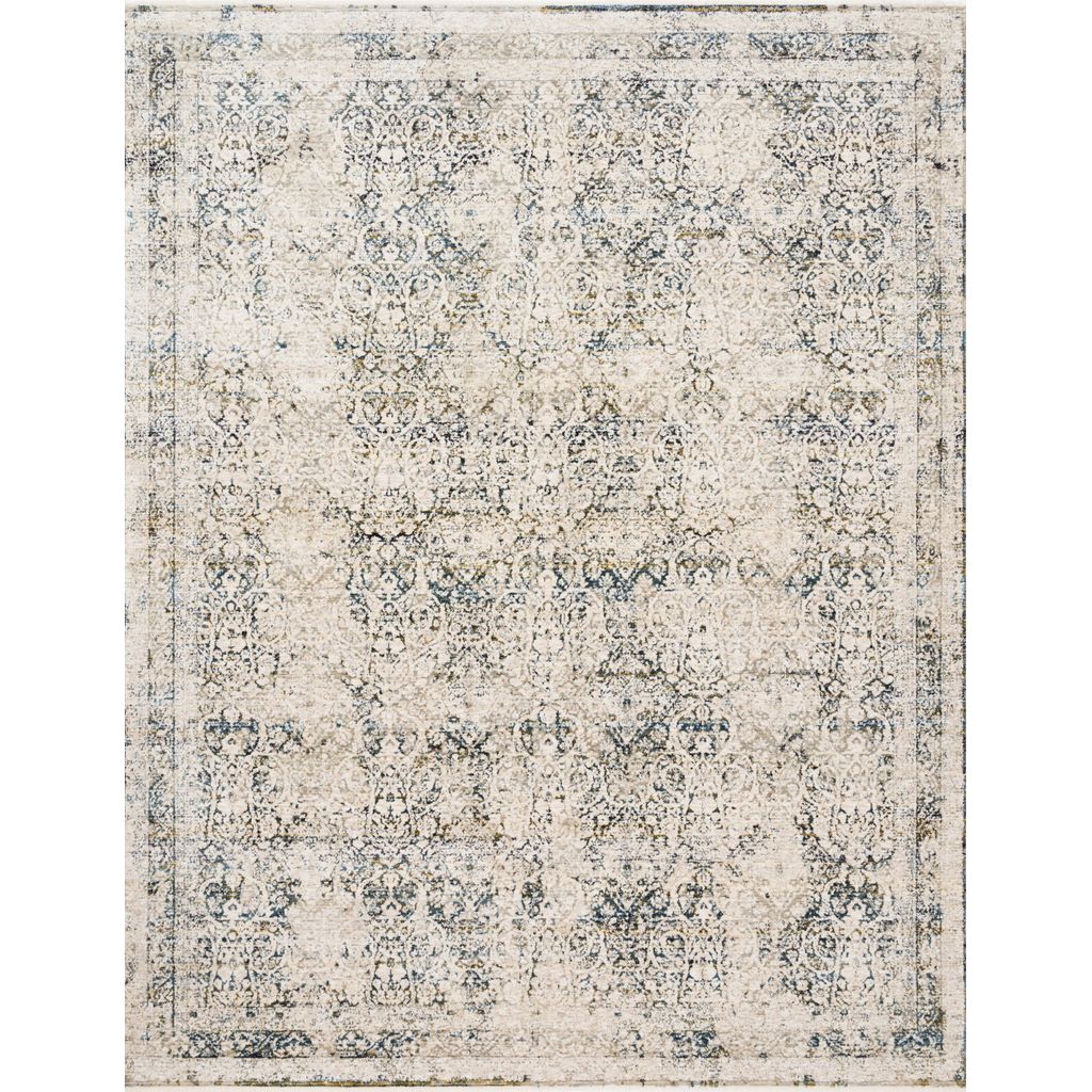Loloi Theia THE-01 Traditional Power Loomed Area Rug-Rugs-Loloi-Natural-1'-6" x 1'-6" Sample-Heaven's Gate Home, LLC