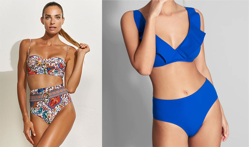 High-Waisted Designer Bikini Sets