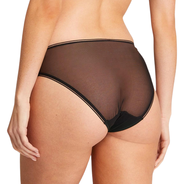 MAISON LEJABY Sin embroidered stretch-tulle and jersey underwired