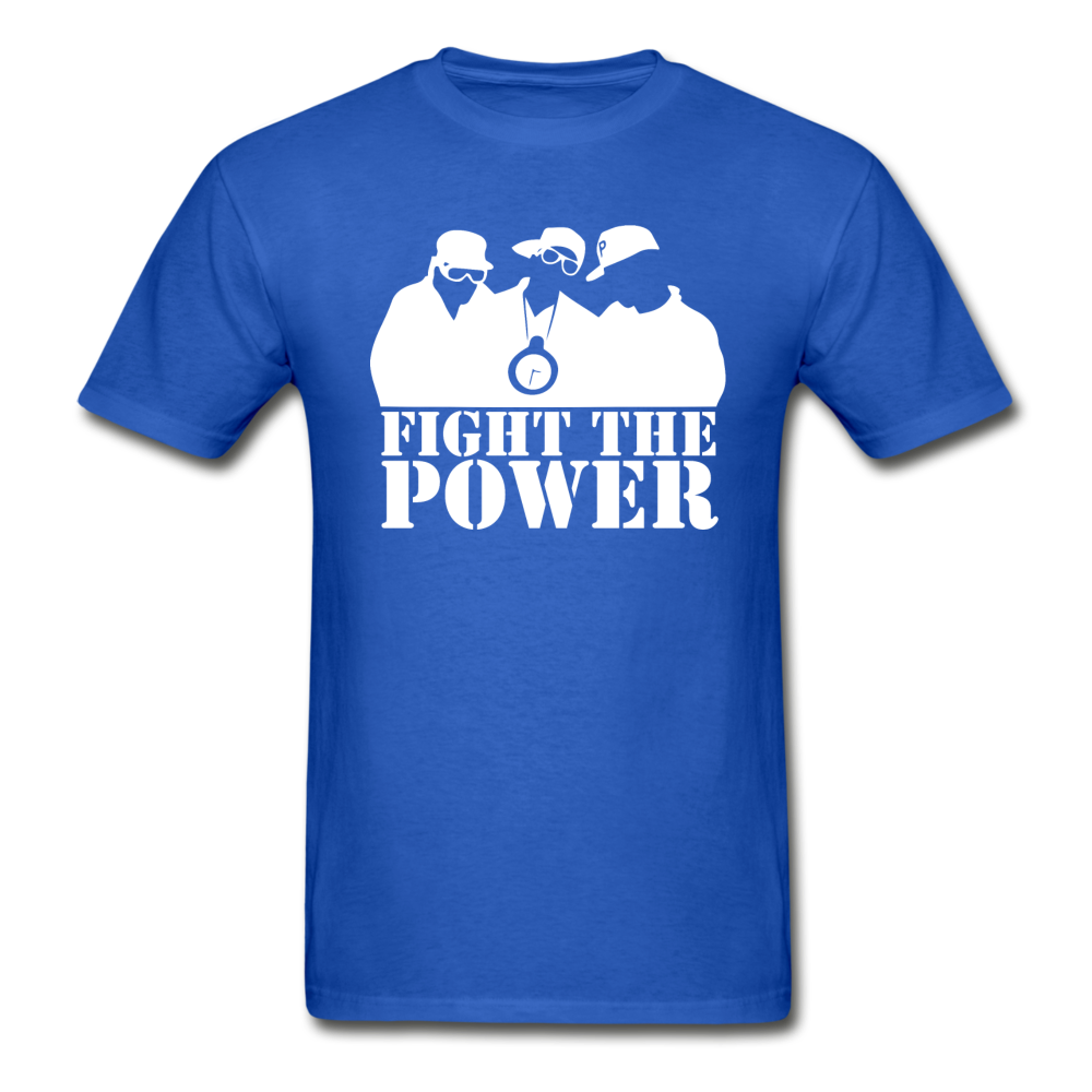 Fight the Power T-Shirt - royal blue