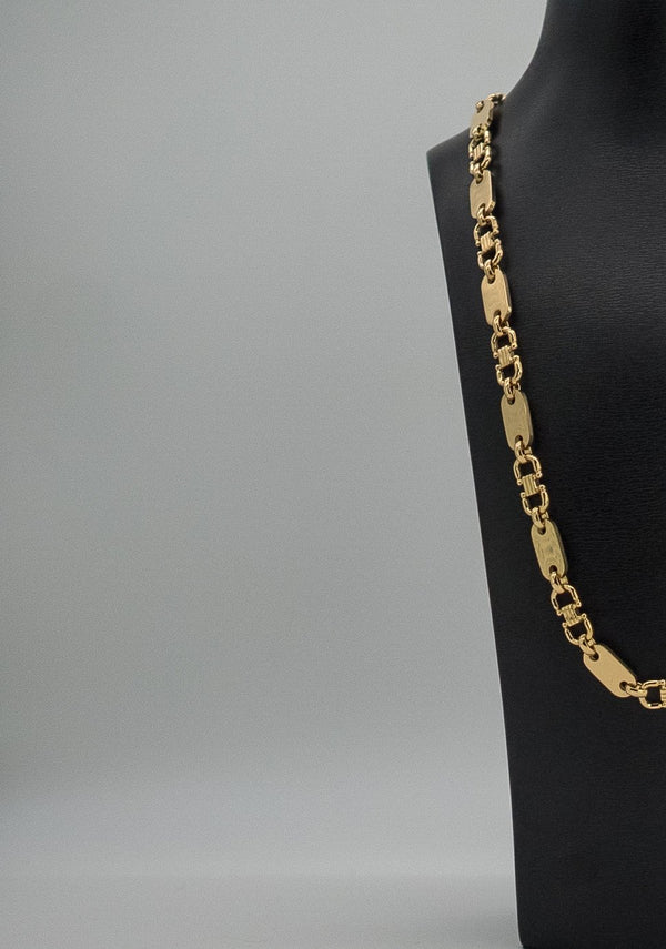☆ Monte Carlo Lilian&Thierry aus breit ☆ Edelstahl 60cm lang Kette 7mm Jewelry –