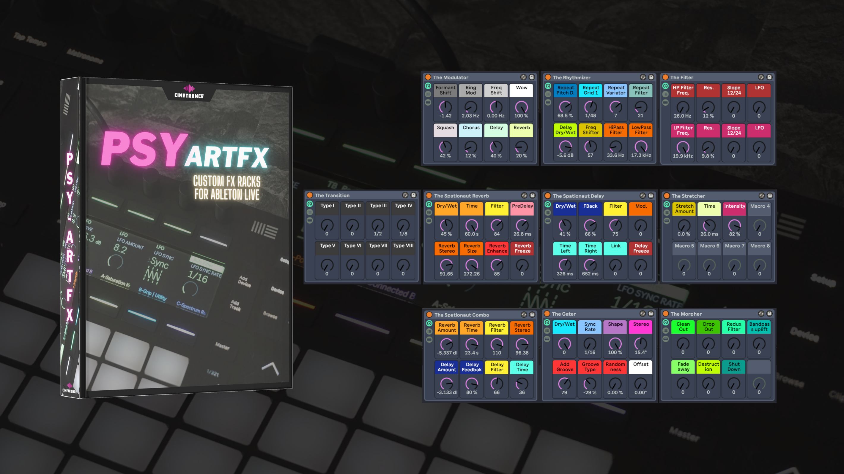 CT20-PAFX - Psy-ArtFX For Ableton Live